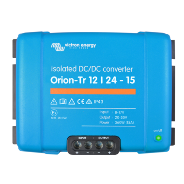 Victron Energy Orion-Tr 12:24-15A 360W Isolated DC-DC Converter Front