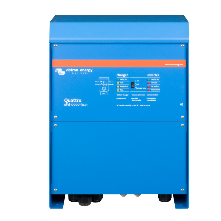 Victron Energy Quattro 48/10000/140100/100 VE.Bus 48VDC 120VAC 10000W