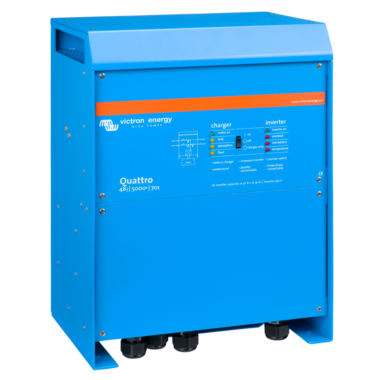 Victron Quattro 48V 5000W Inverter Charger Side1