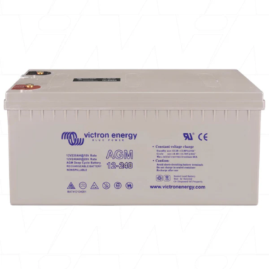 Victron Energy 240Ah 12V AGM Deep Cycle Battery M8 Terminals