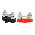 Victron Energy Dual Terminal Stud M8-Linked Set 1 Red/1 Black