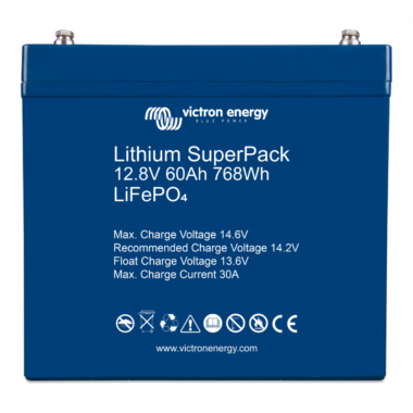 Victron Energy Lithium SuperPack 12.8V 60Ah M6 Terminals