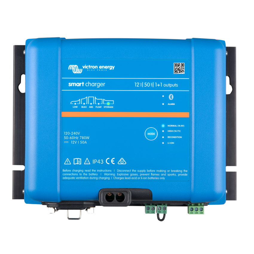 Victron Phoenix Smart IP43 Charger 12:50(1+1) 120-240V