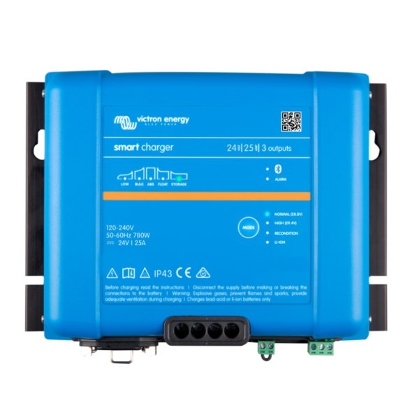 Victron Phoenix Smart IP43 Charger 24/25(3) 120-240V 3 Victron Phoenix Smart IP43 Charger 24:25 (3) 120-240V Top