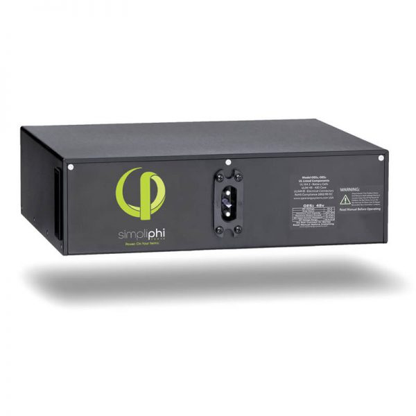 SimpliPhi PHI 2.7 kWh LPF Low Profile Battery 24V
